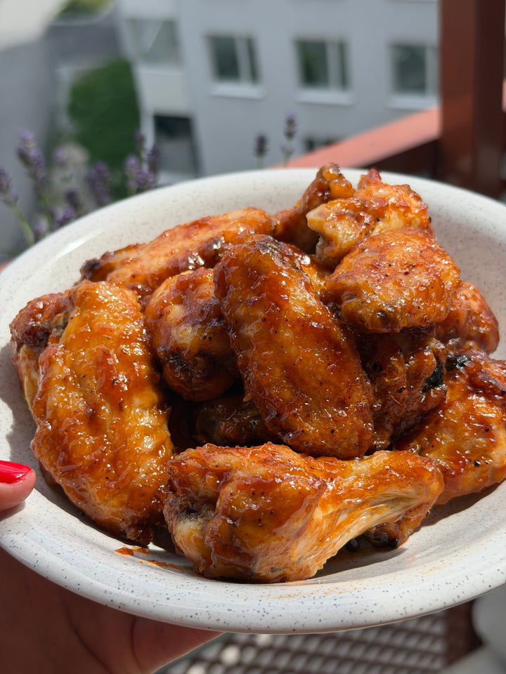 Kycklingvingar i ugn med BBQ-sås (sommarlovsmat del 2)