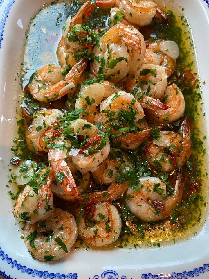Pil Pil Gambas med vitlök