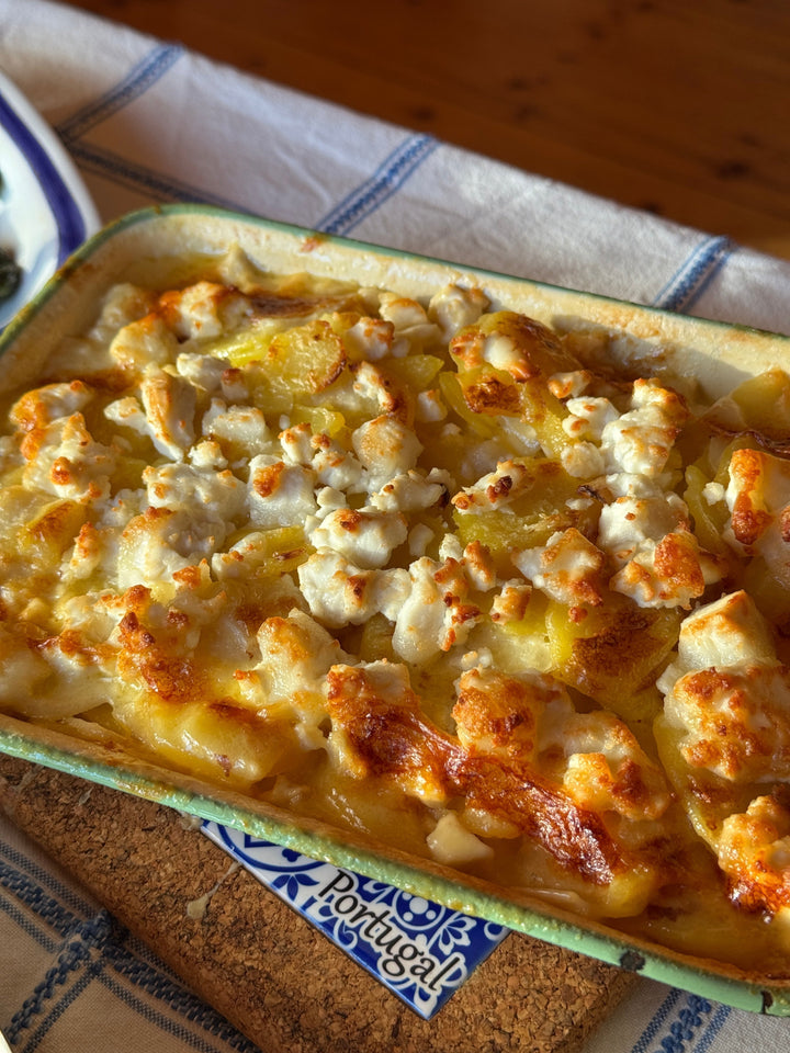 Potatis & skockagratäng med getost! Väldigt god till lamm!