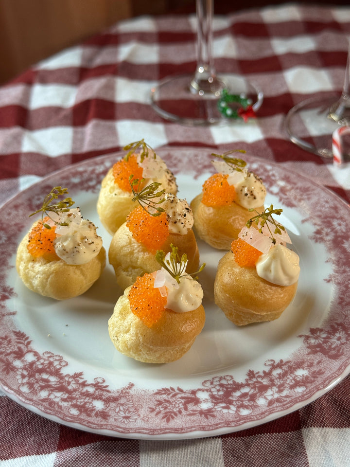Pate choux + gruyerekräm!