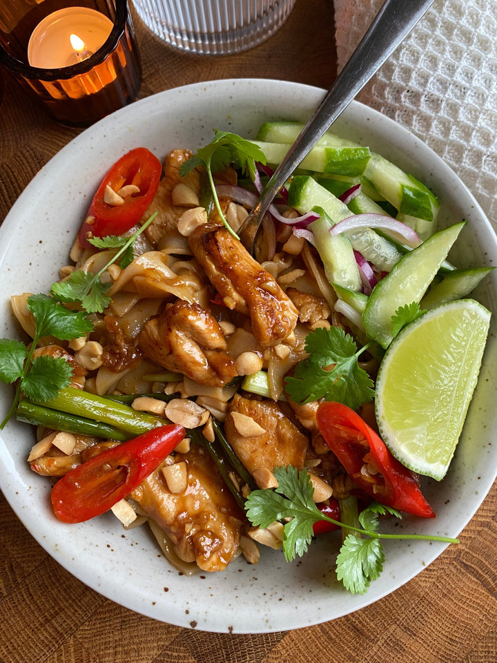Sweet chili kycklingwok