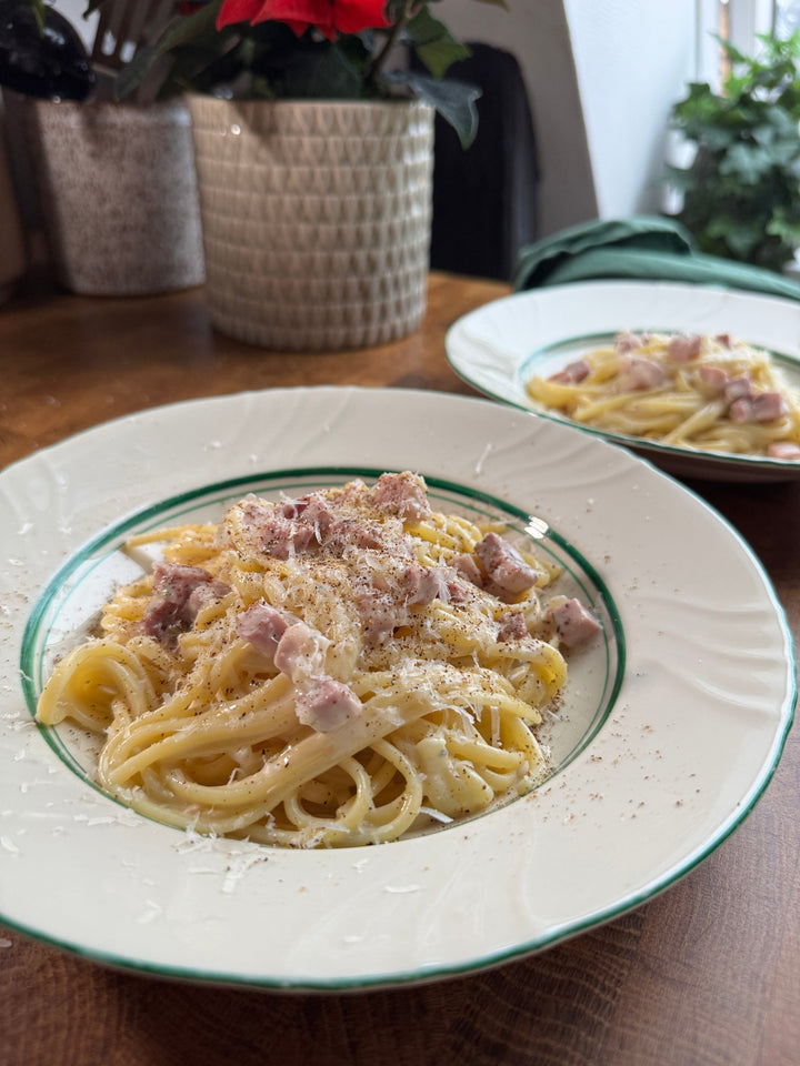 Ost och skinkpasta! (på julskinka eller kassler)