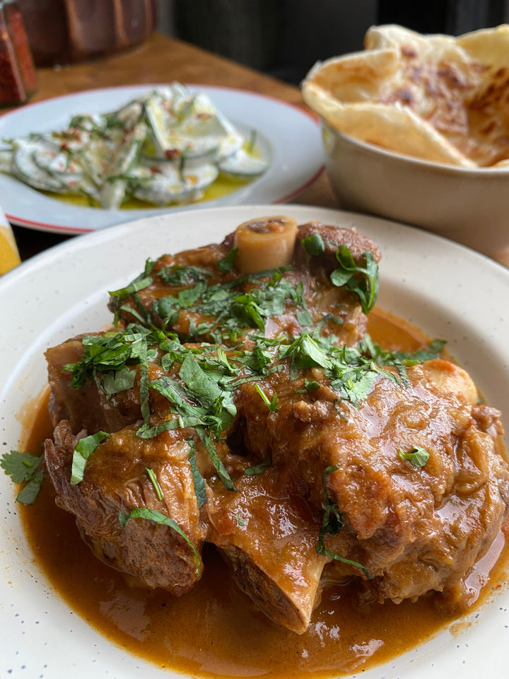 Tengans garam masala med lammbog