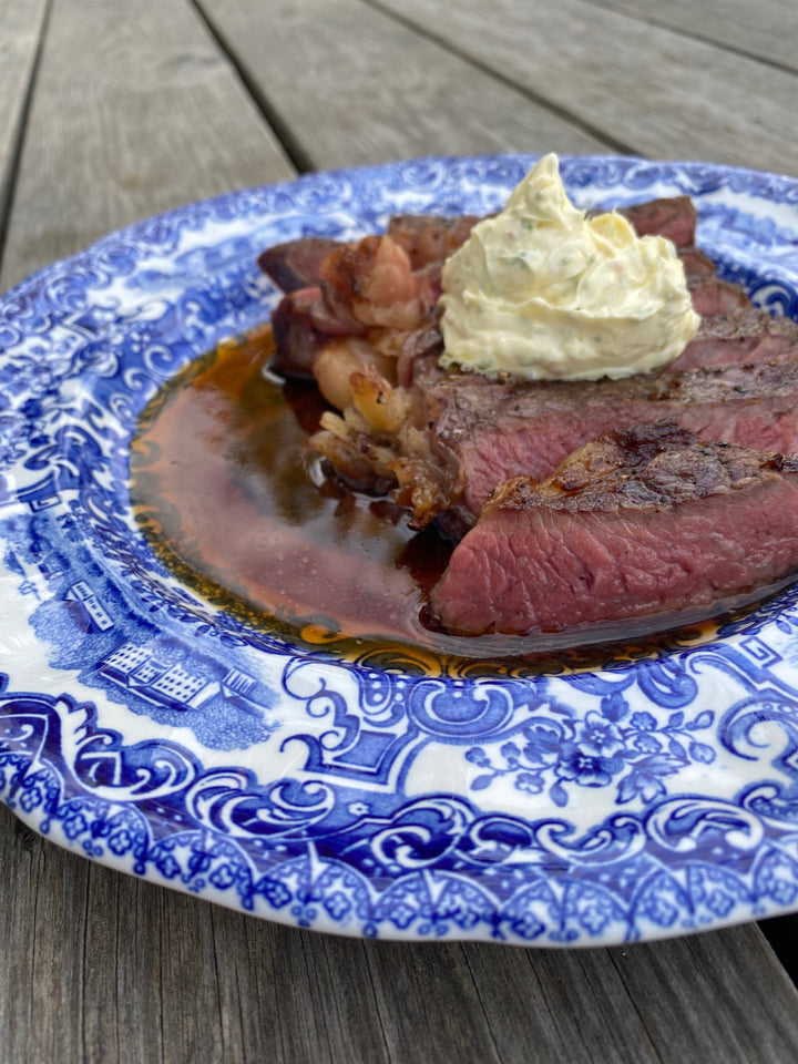 Hur jag tänder grillen + grillar entrecote