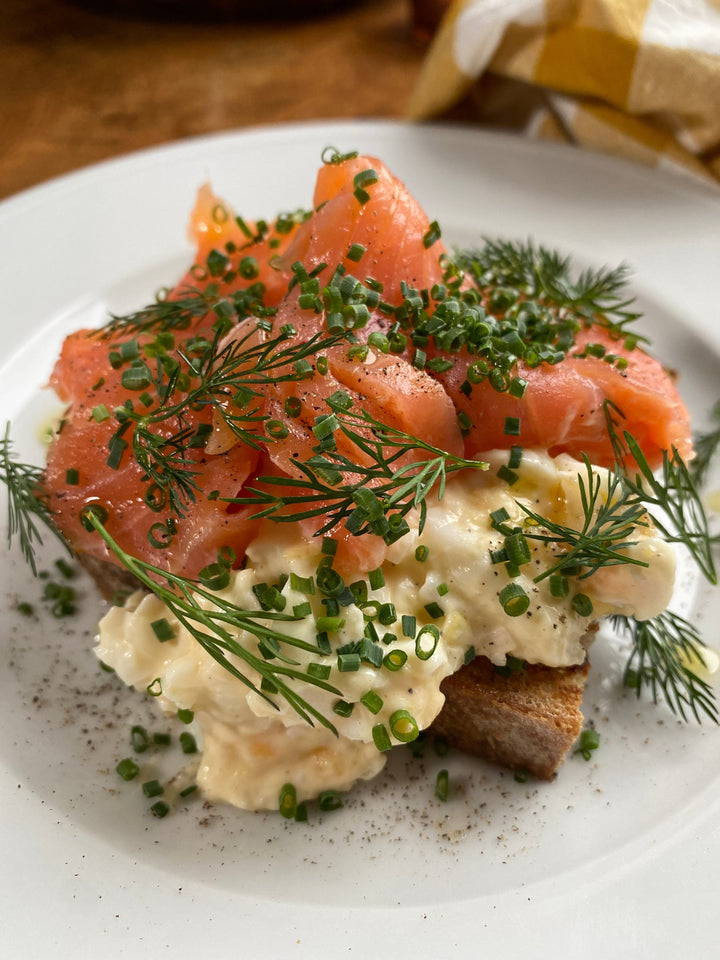 Äggsallad / Kall äggröra