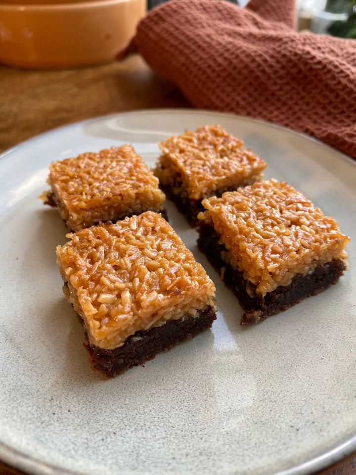Brownie med kokostosca aka ryttarkaka